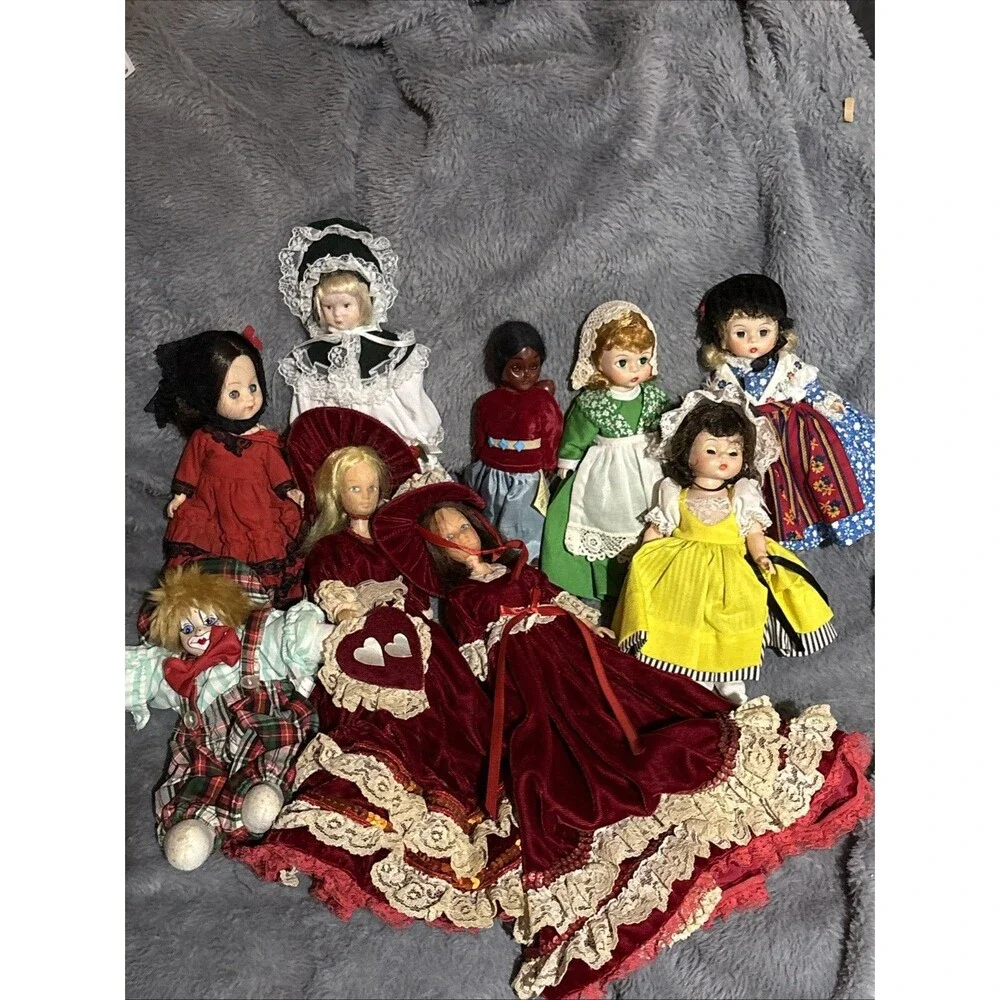 ESTATE FIND Vintage Doll Lot 8 Dolls 4